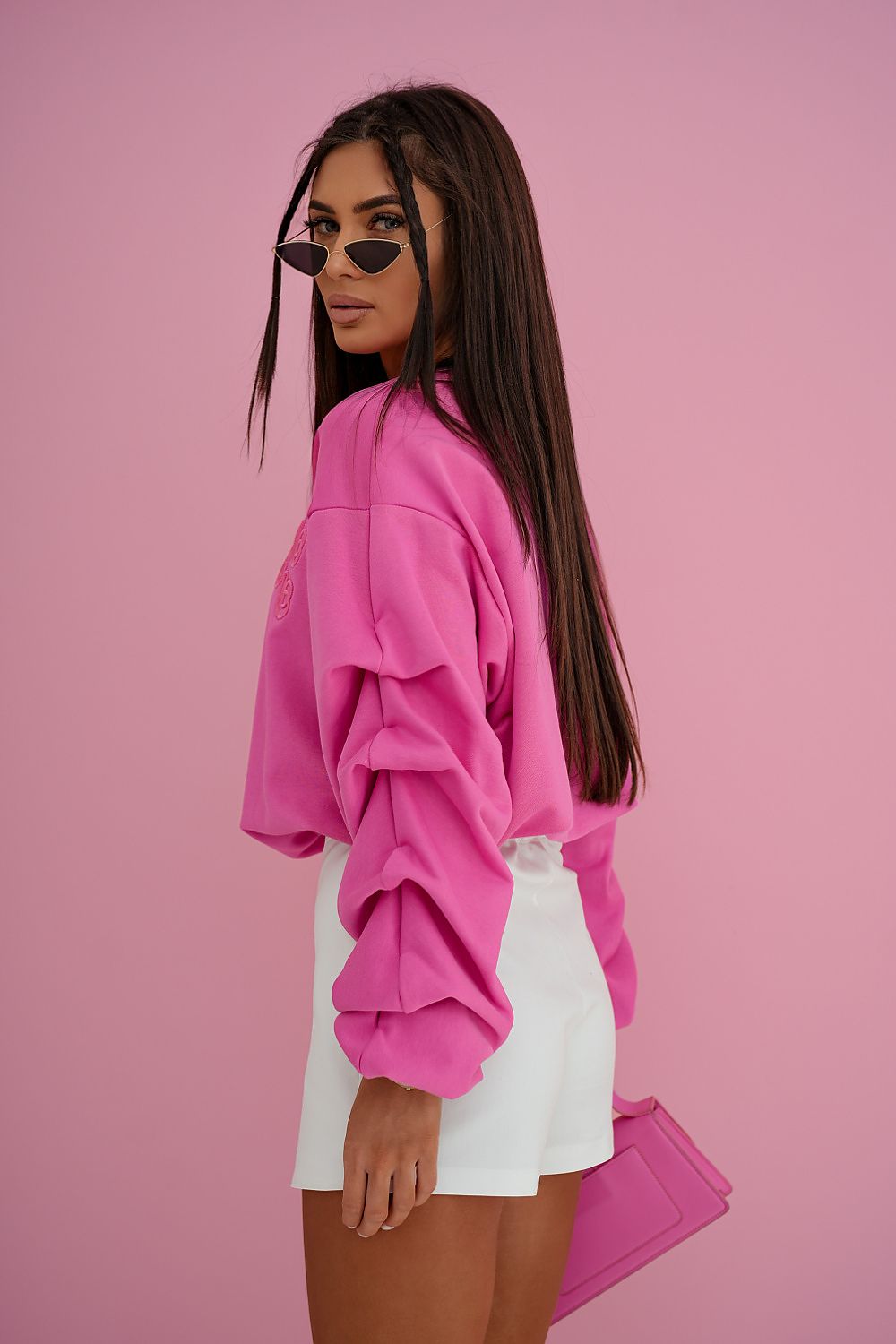 Sweater Damen Baumwolle Bunt Oversized Universalgröße