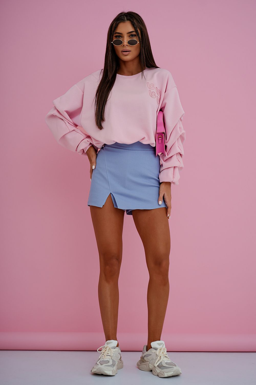 Sweater Damen Baumwolle Bunt Oversized Universalgröße