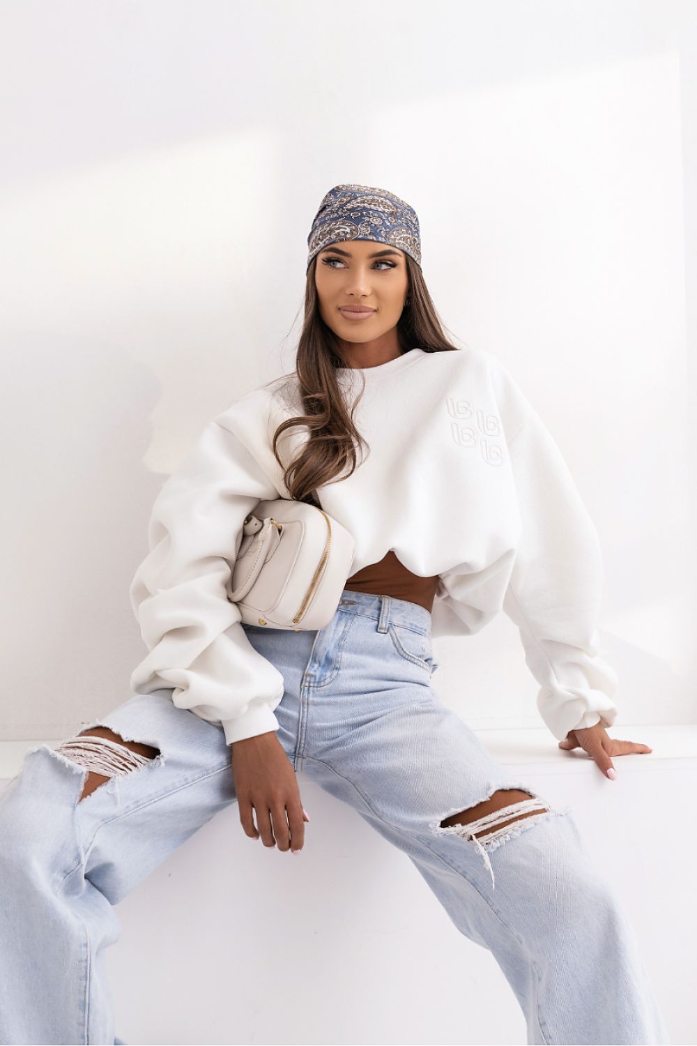 Sweater Damen Baumwolle Bunt Oversized Universalgröße