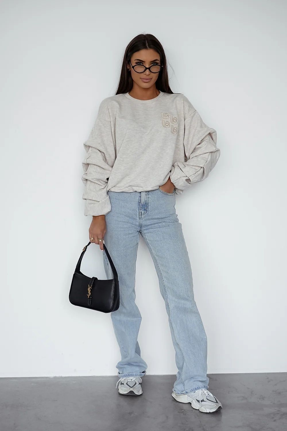 Sweater Damen Baumwolle Bunt Oversized Universalgröße