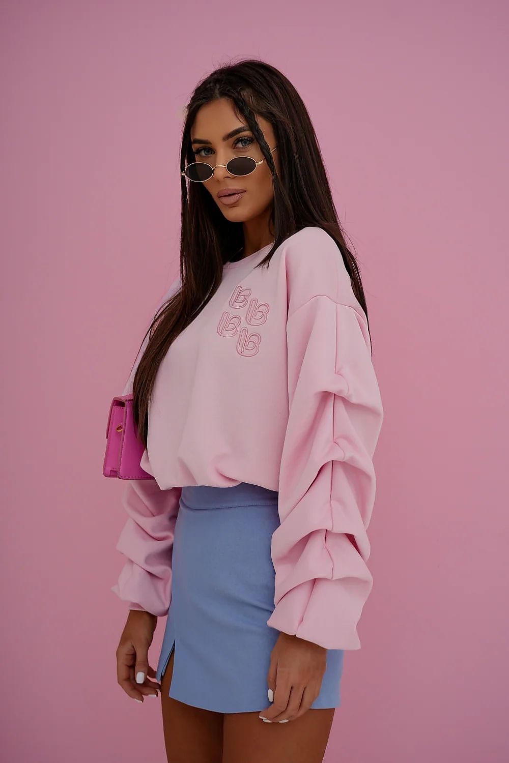 Sweater Damen Baumwolle Bunt Oversized Universalgröße