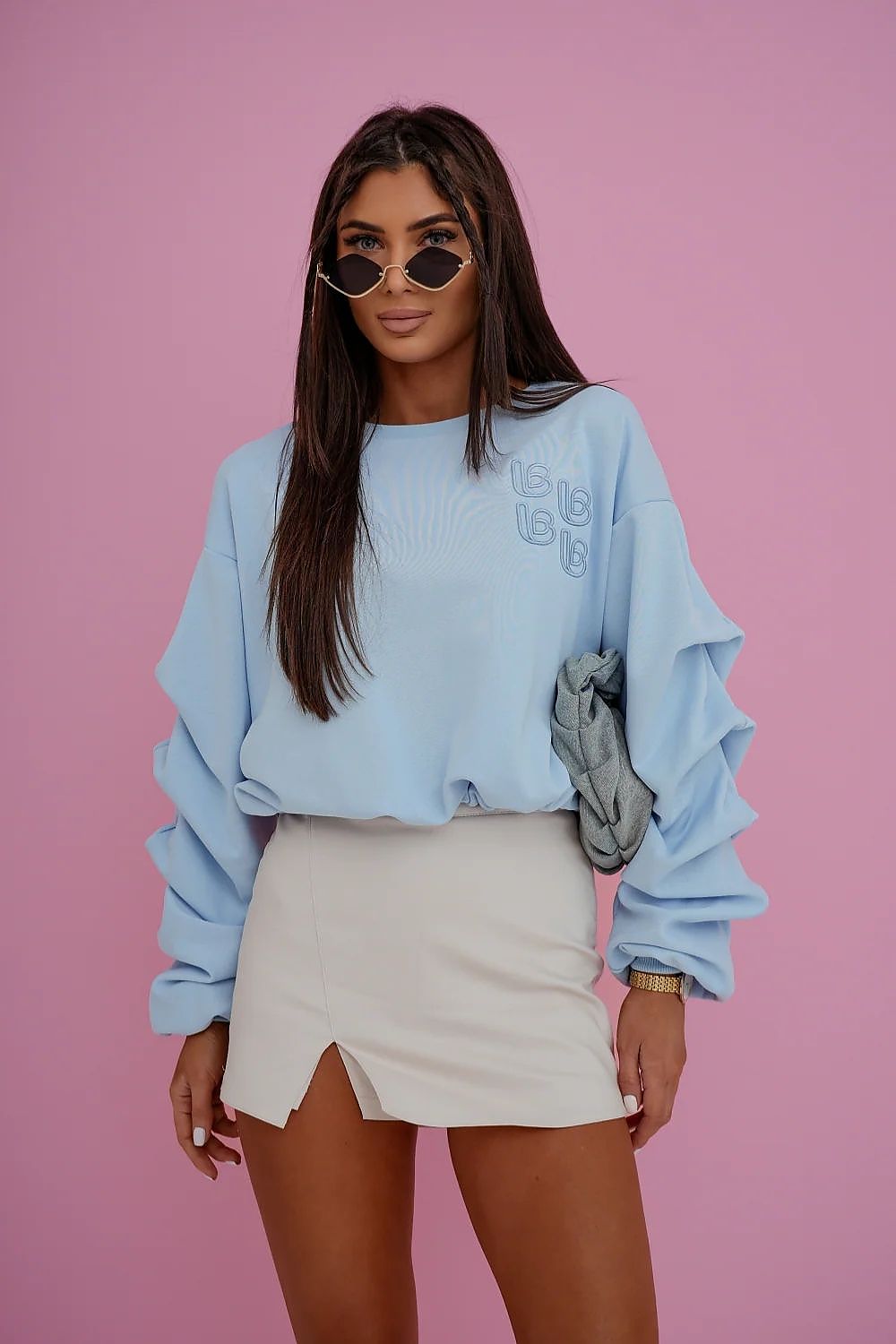 Sweater Damen Baumwolle Bunt Oversized Universalgröße