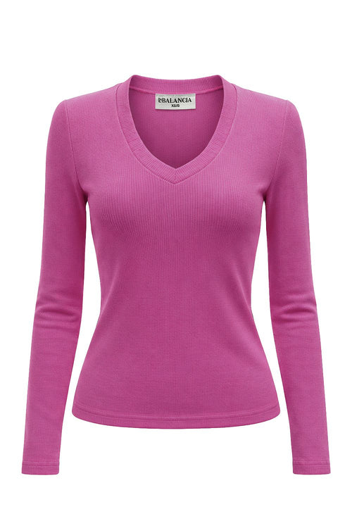 Bluse Damen Baumwolle Bunt Violett Rosa Blau XS S M L