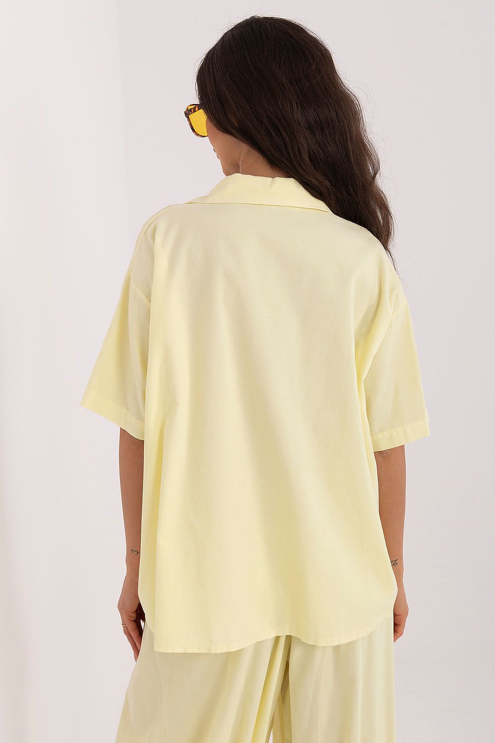 Kurzarm-Bluse Damen – Luftiges Sommerhemd aus 100% Baumwolle
