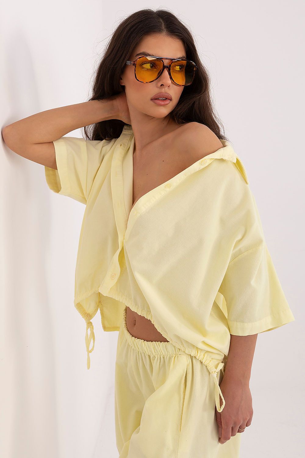 Kurzarm-Bluse Damen – Luftiges Sommerhemd aus 100% Baumwolle