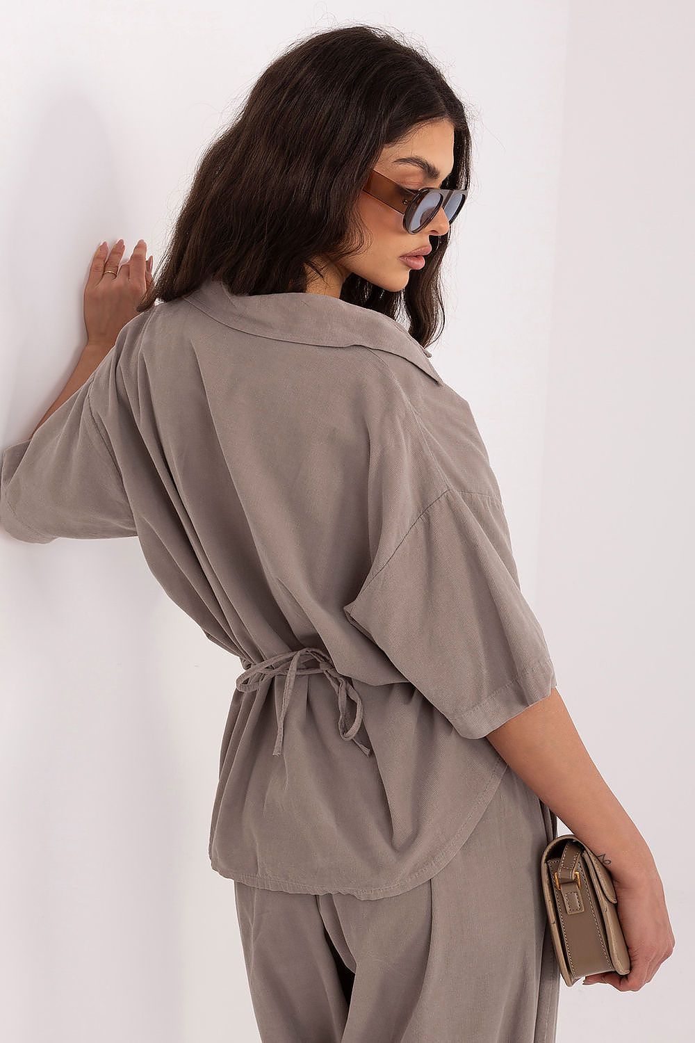 Kurzarm-Bluse Damen – Luftiges Sommerhemd aus 100% Baumwolle