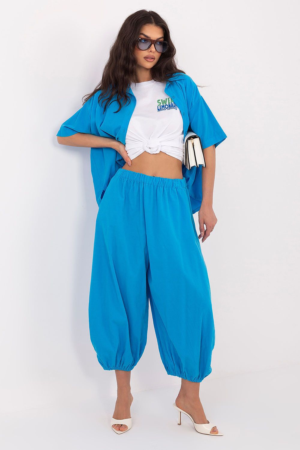 Kurzarm-Bluse Damen – Luftiges Sommerhemd aus 100% Baumwolle