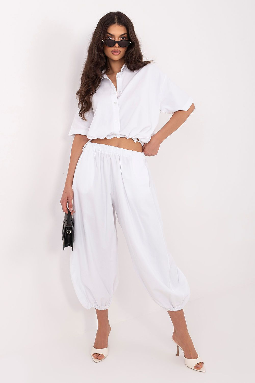 Kurzarm-Bluse Damen – Luftiges Sommerhemd aus 100% Baumwolle