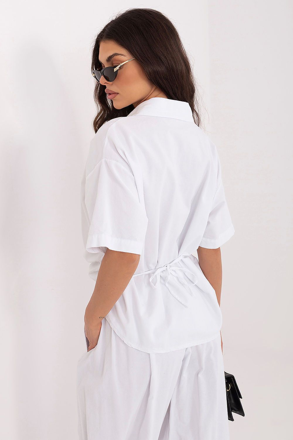 Kurzarm-Bluse Damen – Luftiges Sommerhemd aus 100% Baumwolle