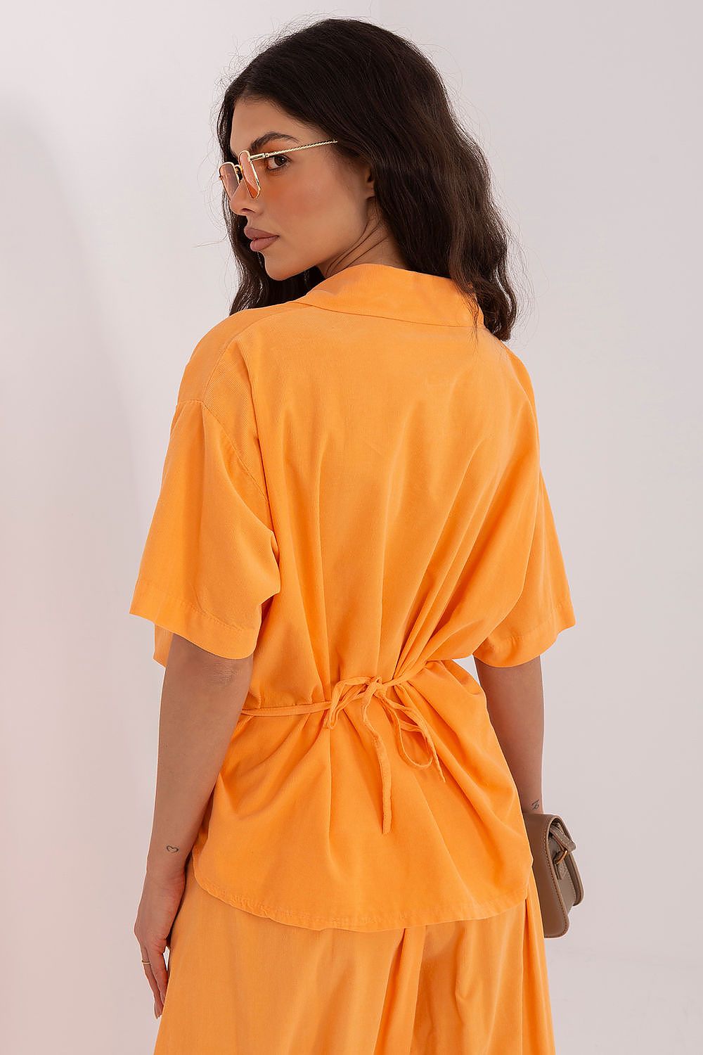 Kurzarm-Bluse Damen – Luftiges Sommerhemd aus 100% Baumwolle