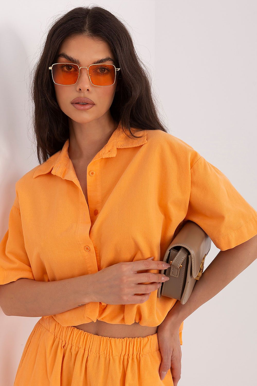 Kurzarm-Bluse Damen – Luftiges Sommerhemd aus 100% Baumwolle