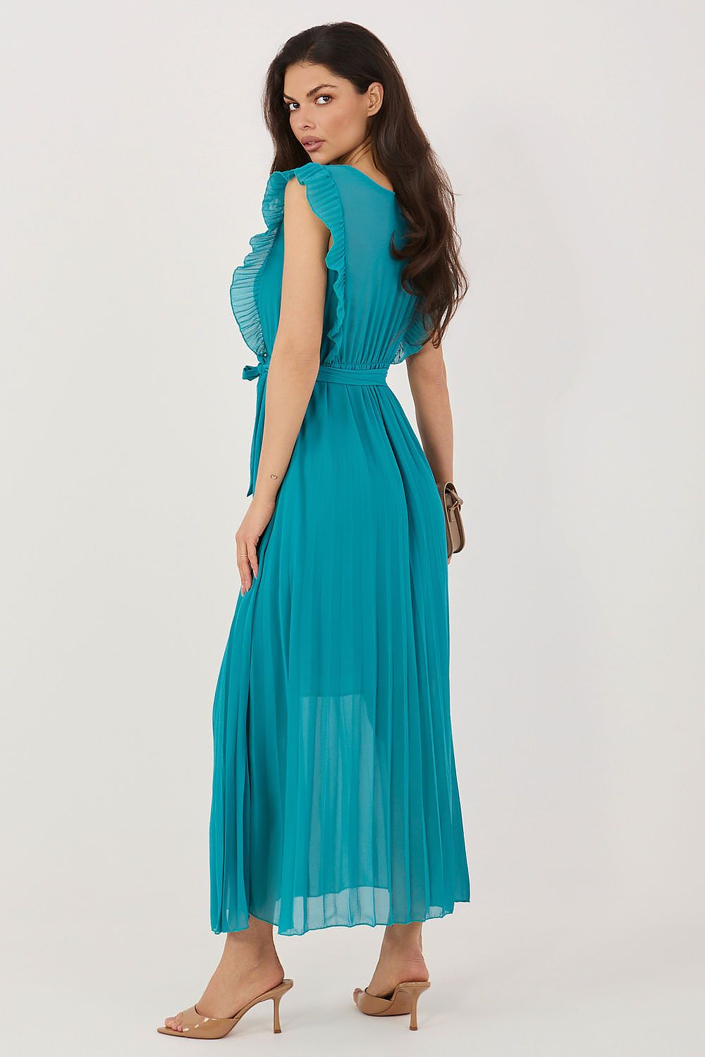 Maxikleid Damen Viskose Einheitsgröße – 8 Farben Alltagskleid