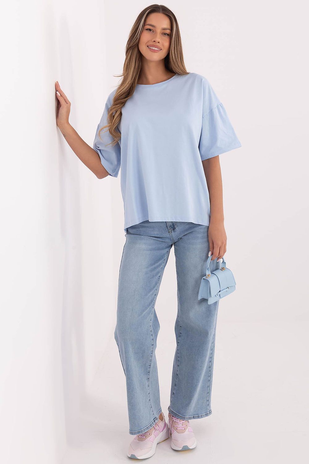 Oversize T-Shirt Damen Baumwolle – 3 Farben S/M & L/XL