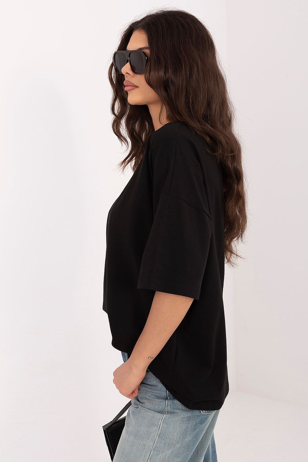 Oversize T-Shirt Damen Baumwolle – 3 Farben S/M & L/XL