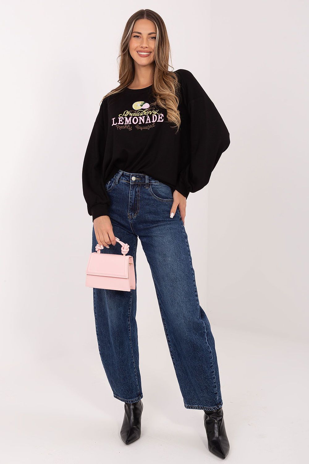 Sweater Damen Viskose Stretch – 5 Farben Einheitsgröße