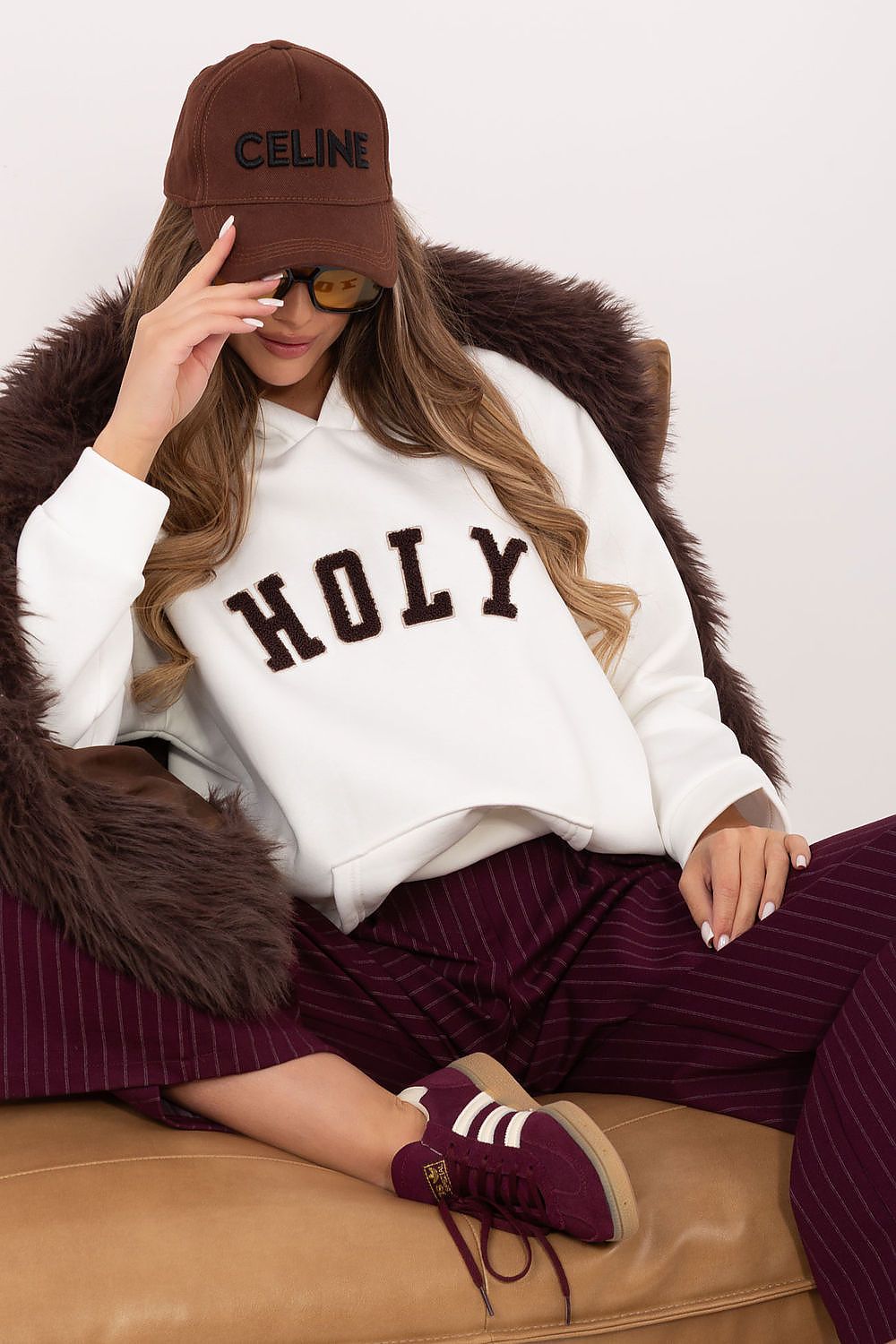 Sweater Damen Baumwolle 7 Farben – Einheitsgröße Oversize