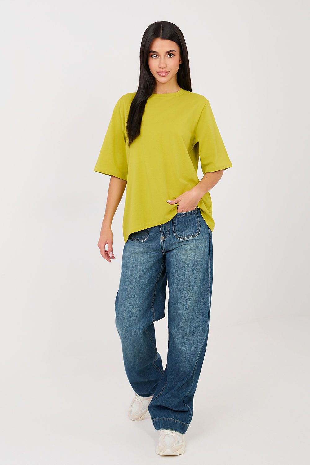Basic T-Shirt Damen Baumwolle – 7 Farben S/M & L/XL