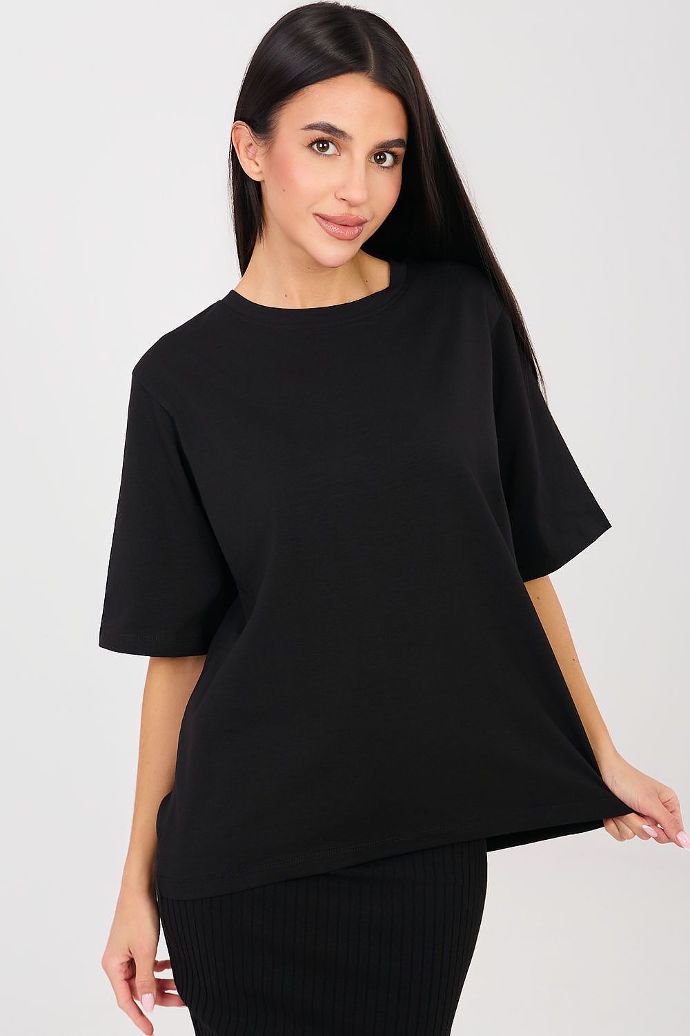 Basic T-Shirt Damen Baumwolle – 7 Farben S/M & L/XL