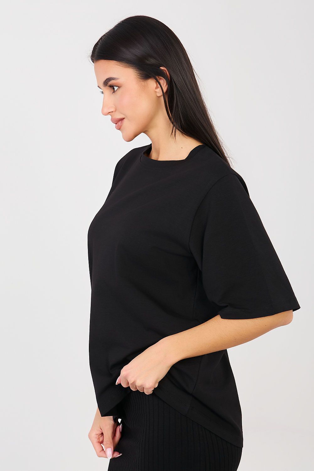 Basic T-Shirt Damen Baumwolle – 7 Farben S/M & L/XL