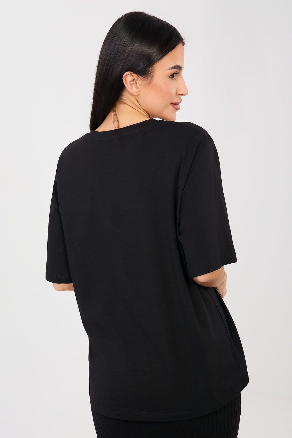 Basic T-Shirt Damen Baumwolle – 7 Farben S/M & L/XL