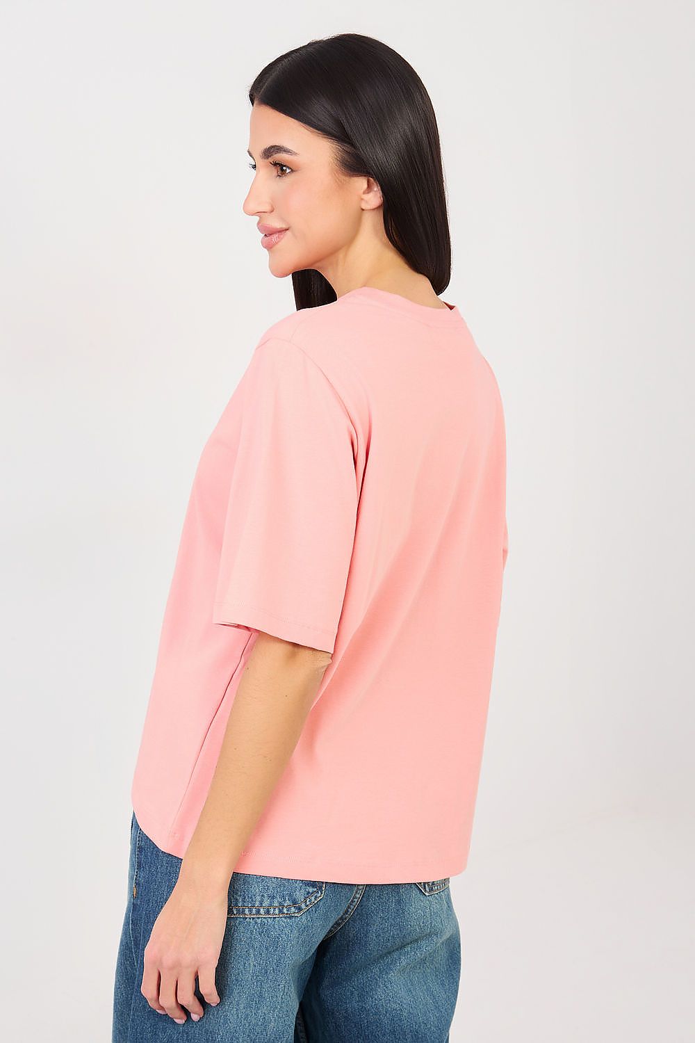 Basic T-Shirt Damen Baumwolle – 7 Farben S/M & L/XL