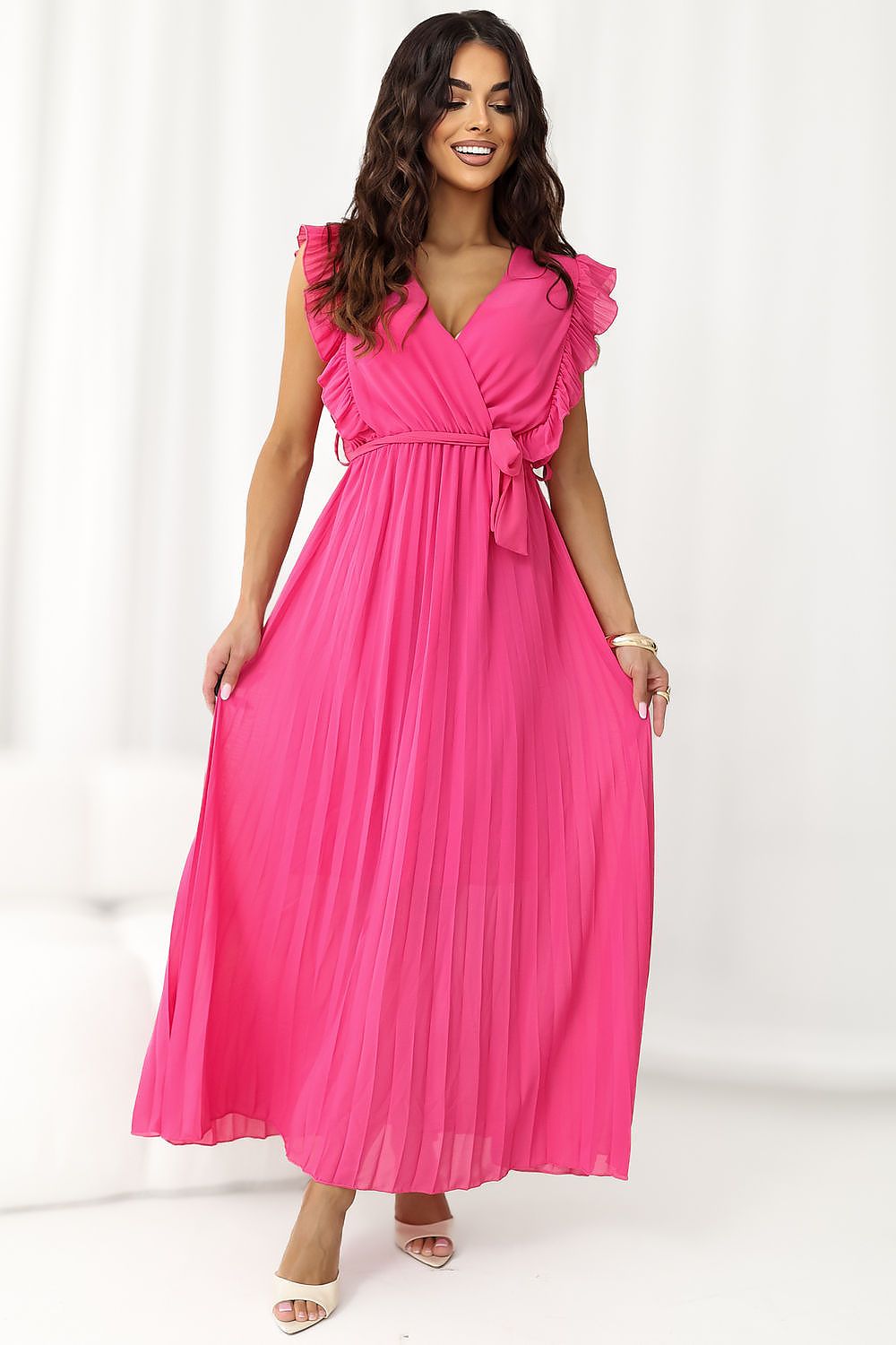 Maxikleid Damen Viskose Einheitsgröße – 8 Farben Alltagskleid
