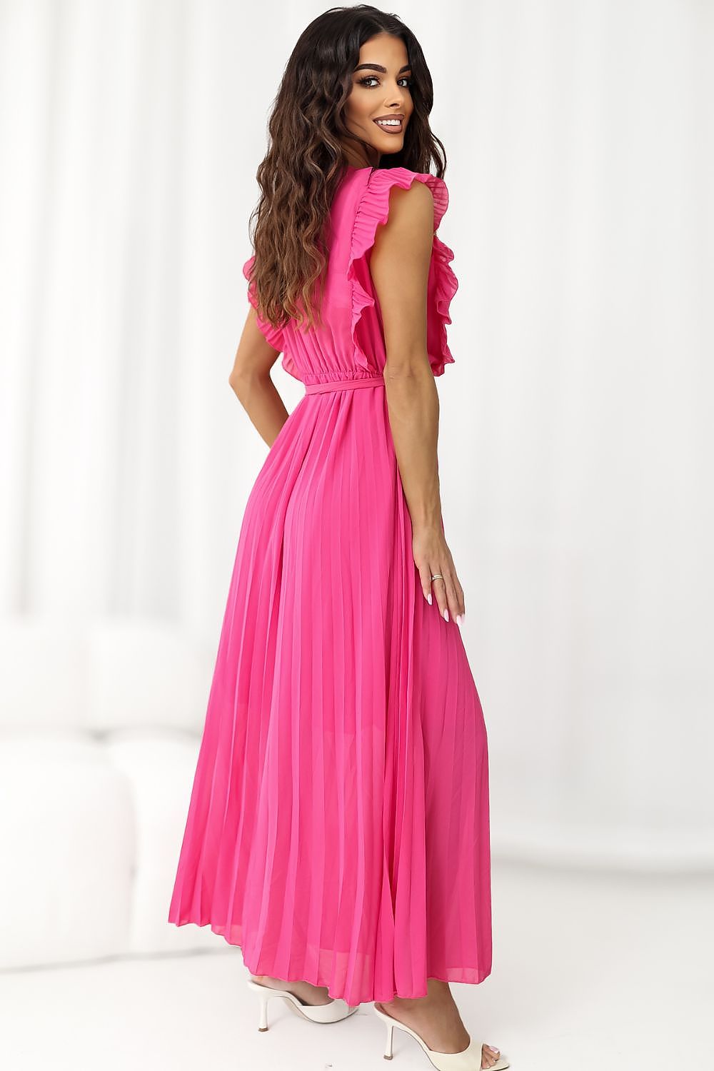 Maxikleid Damen Viskose Einheitsgröße – 8 Farben Alltagskleid