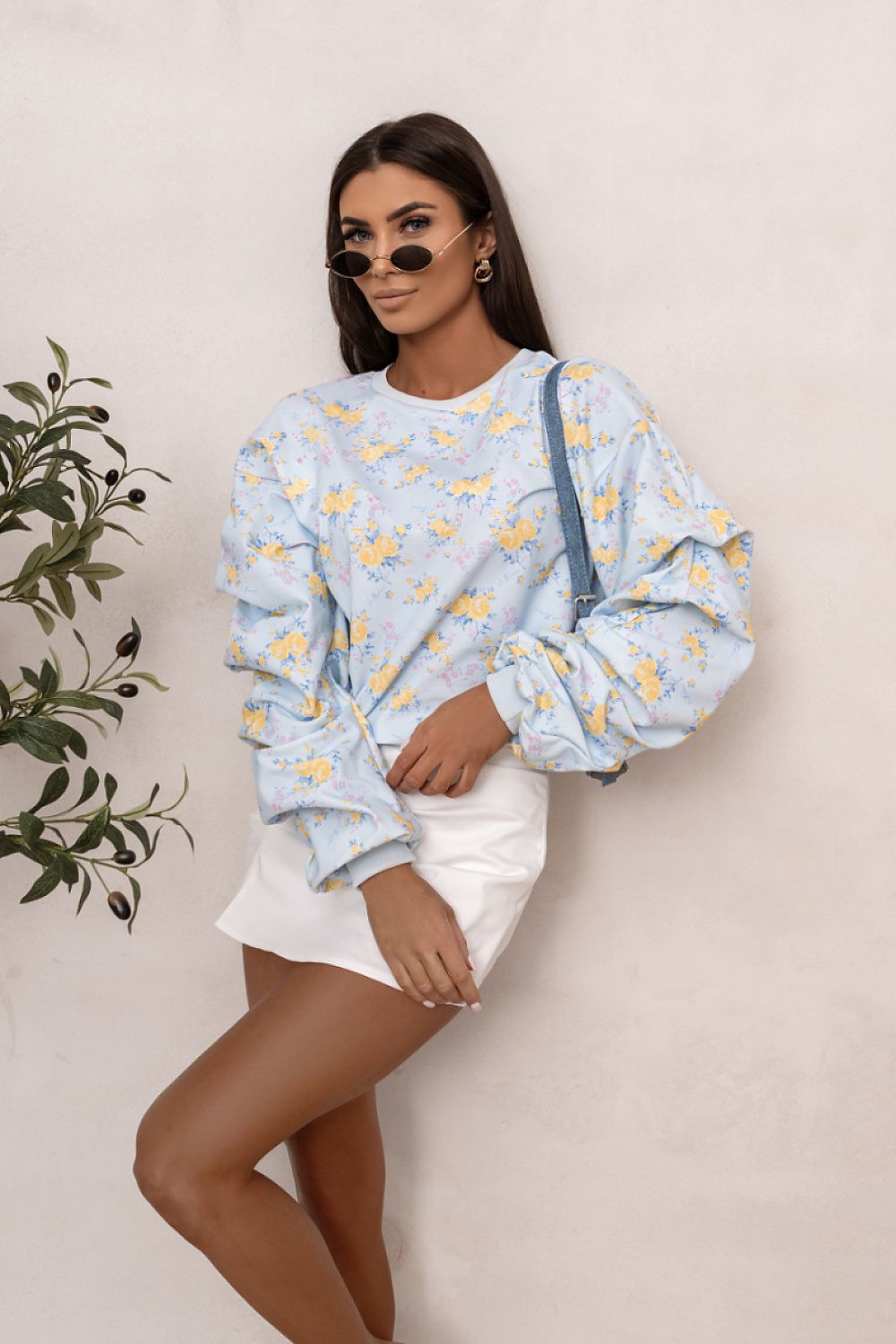 Sweater Damen Baumwolle Bunt Oversized Universalgröße