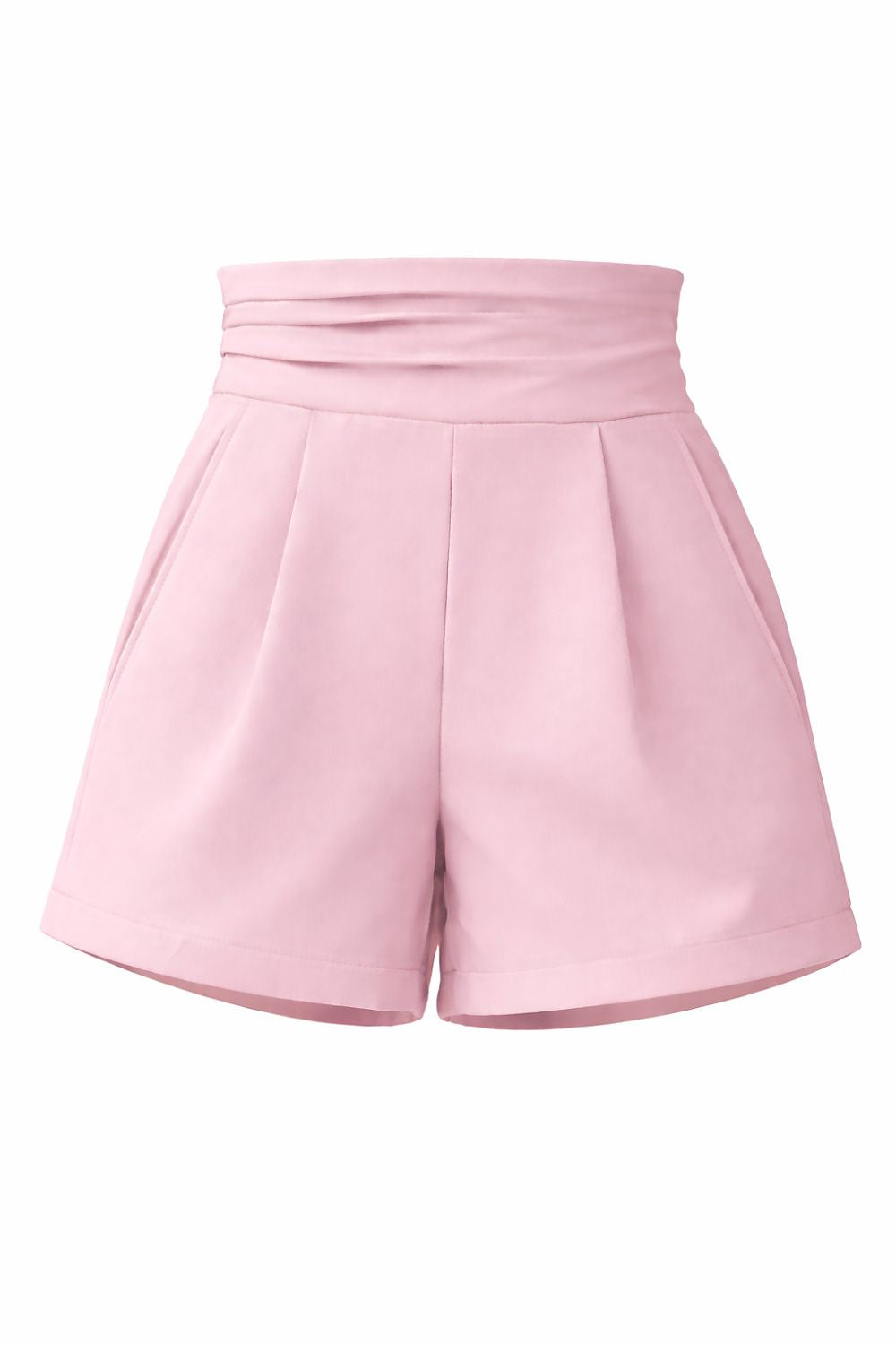 Shorts Damen Viskose Beige Violett Rosa Gelb S M L Sommer