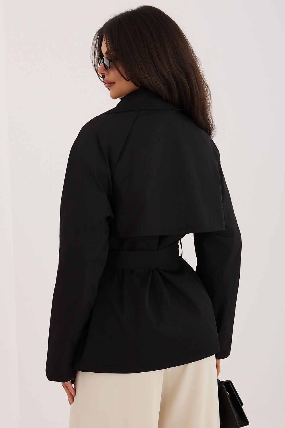 Mantel Damen Trenchcoat Tailliert Übergangsmantel