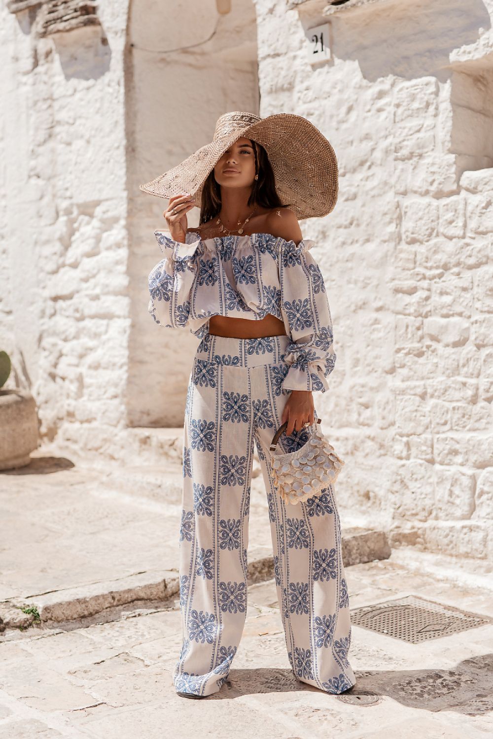 Leinen Set Damen – Hose & Hemd sommerlich