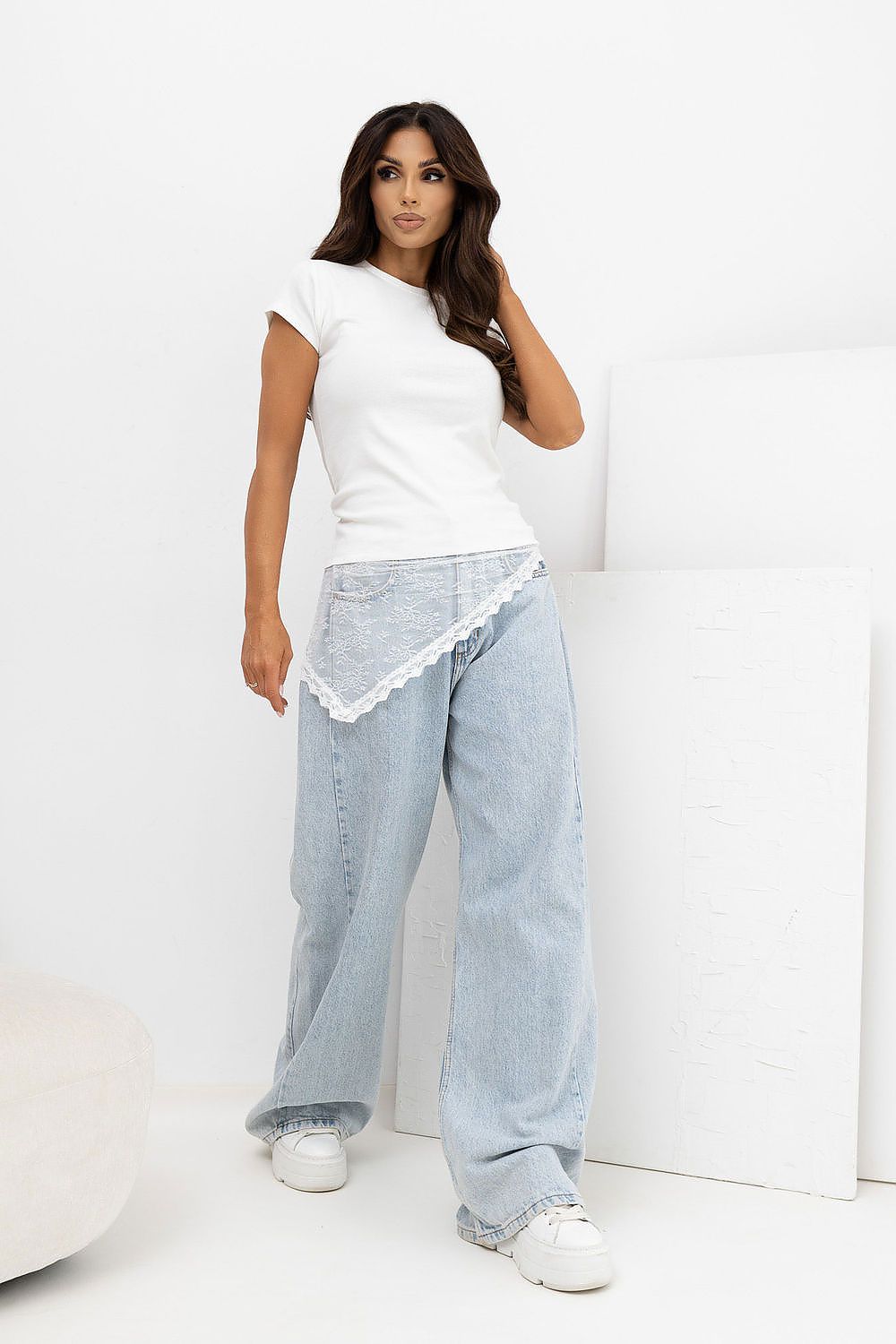 T-Shirt Damen Kurzarm Basic Cropped – Casual Chic