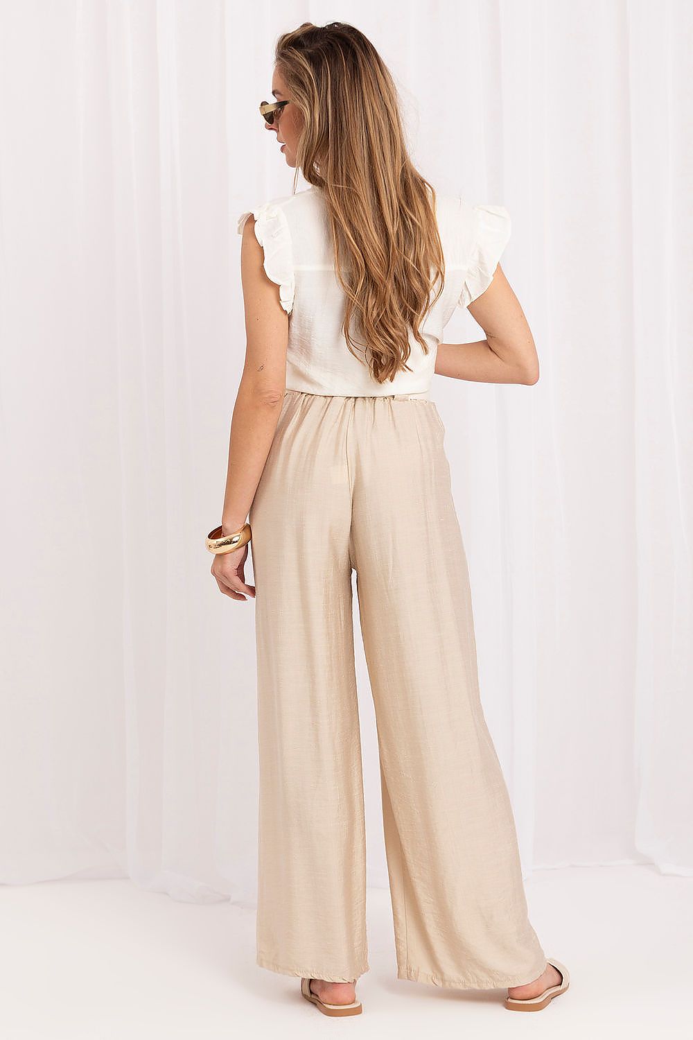 Hose Damen Wide Leg High Waist elegant & bequem