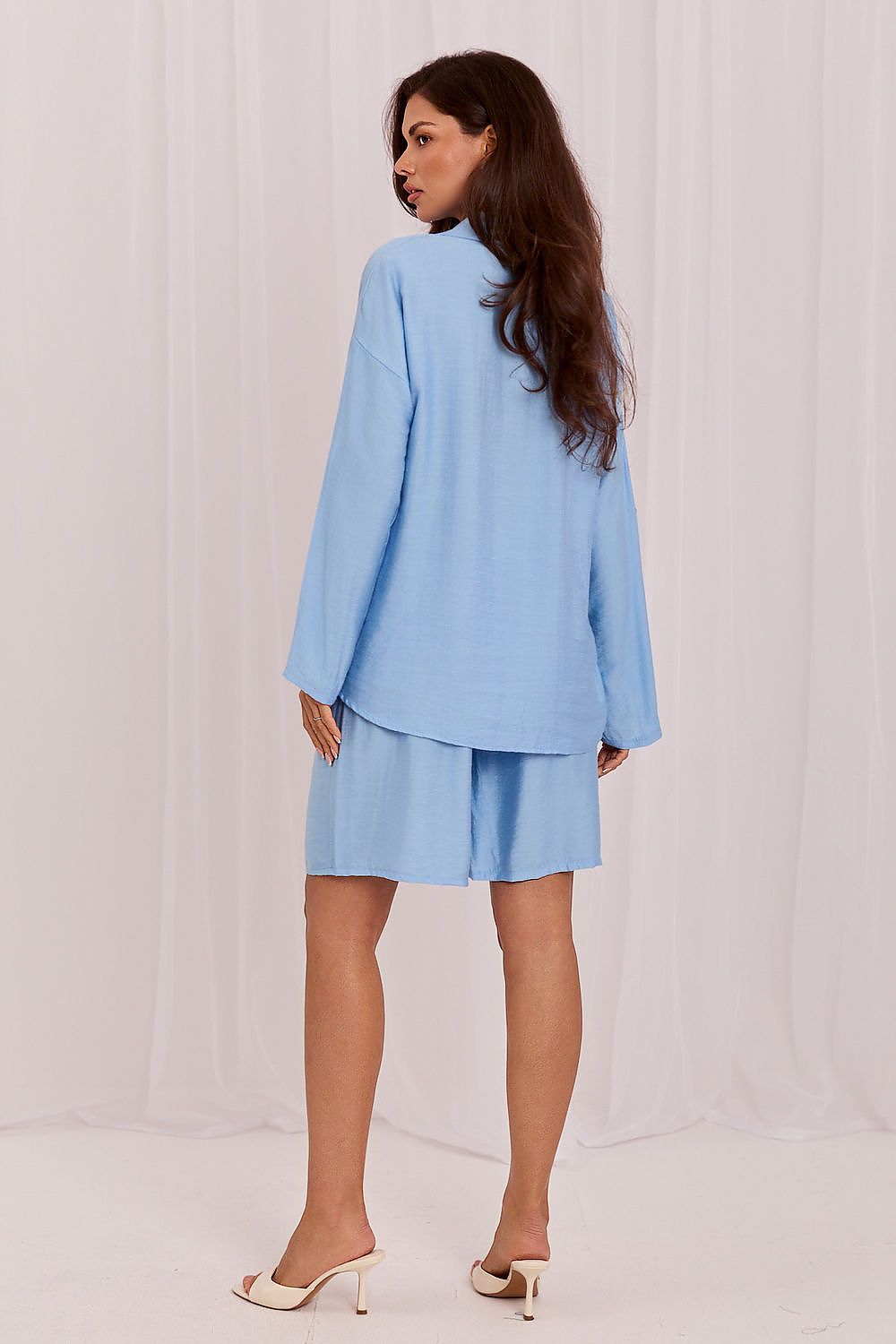 Damen Set Hemd & Shorts Viskose – Elegant & Bequem