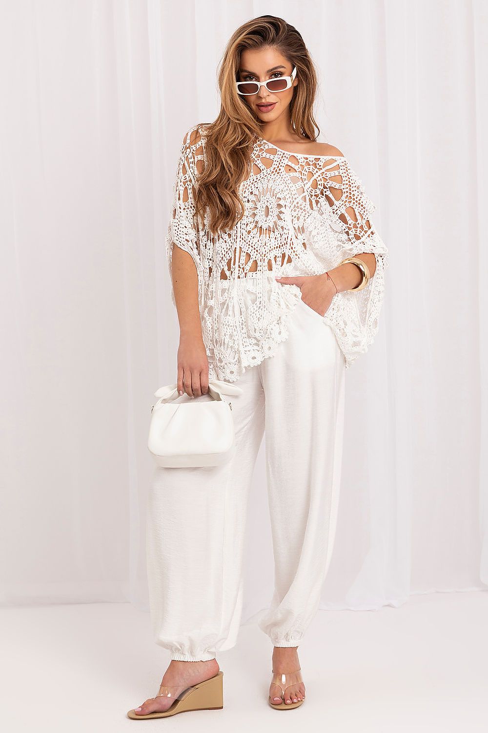 Pullover Damen Boho Baumwolle oversized