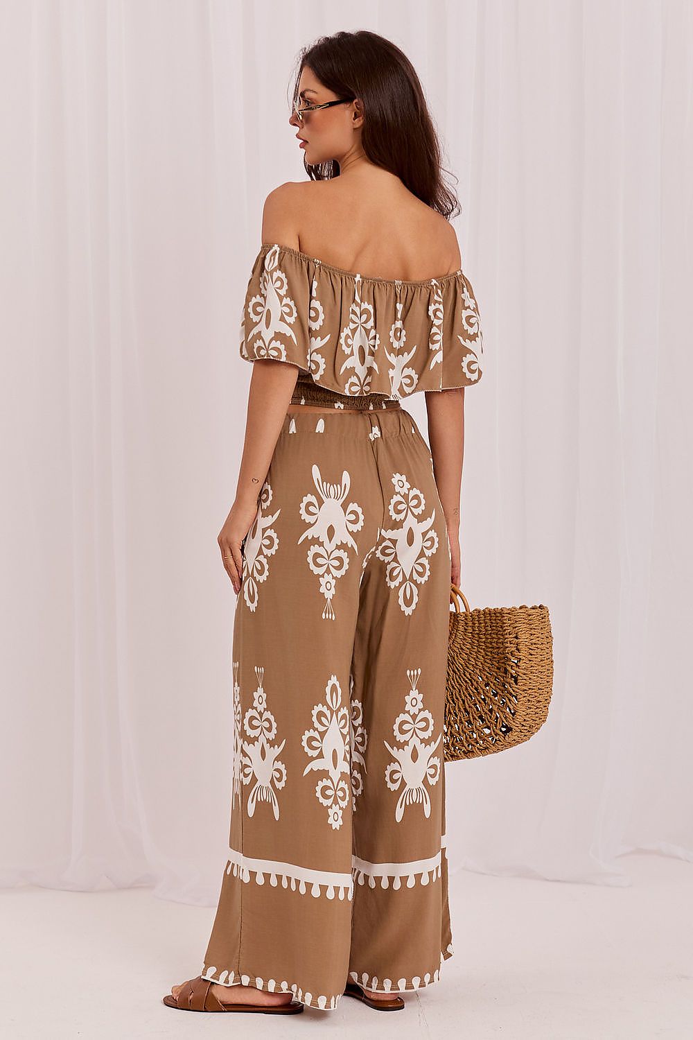 Boho Set Damen Sommer – Top & Hose Viskose
