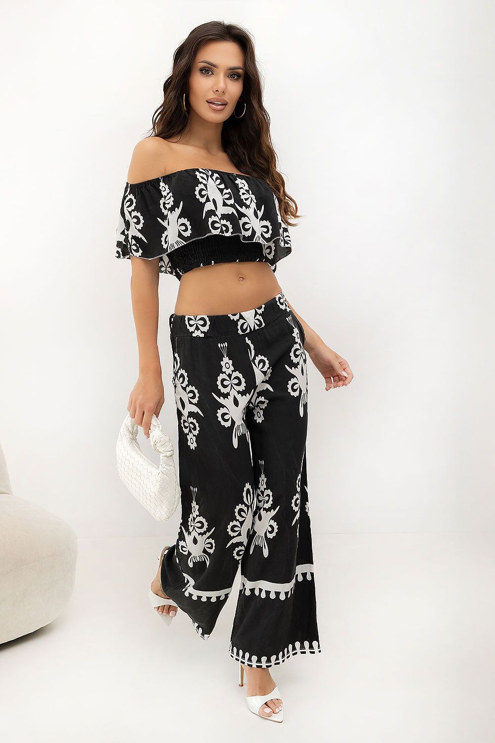 Boho Set Damen Sommer – Top & Hose Viskose