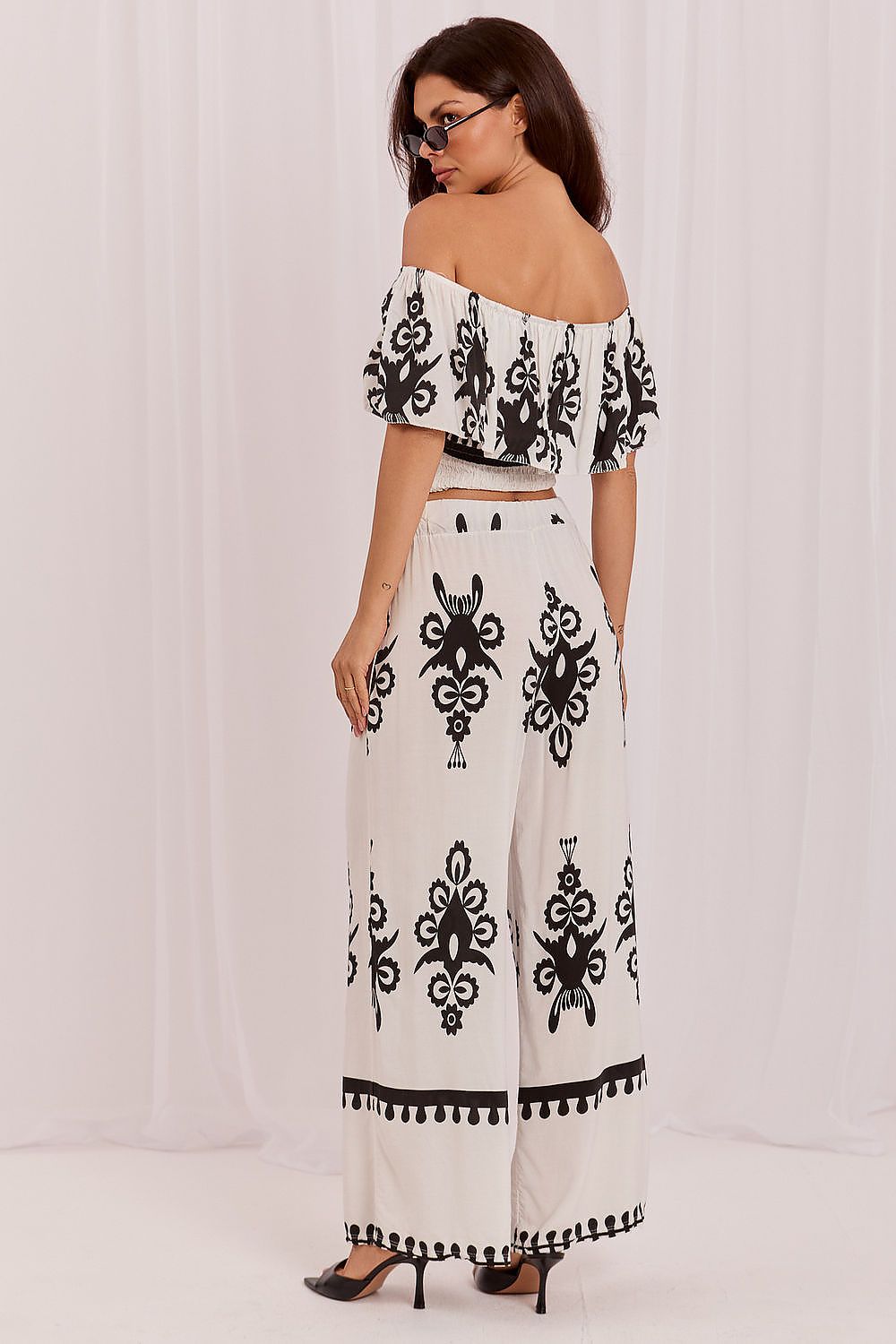 Boho Set Damen Sommer – Top & Hose Viskose