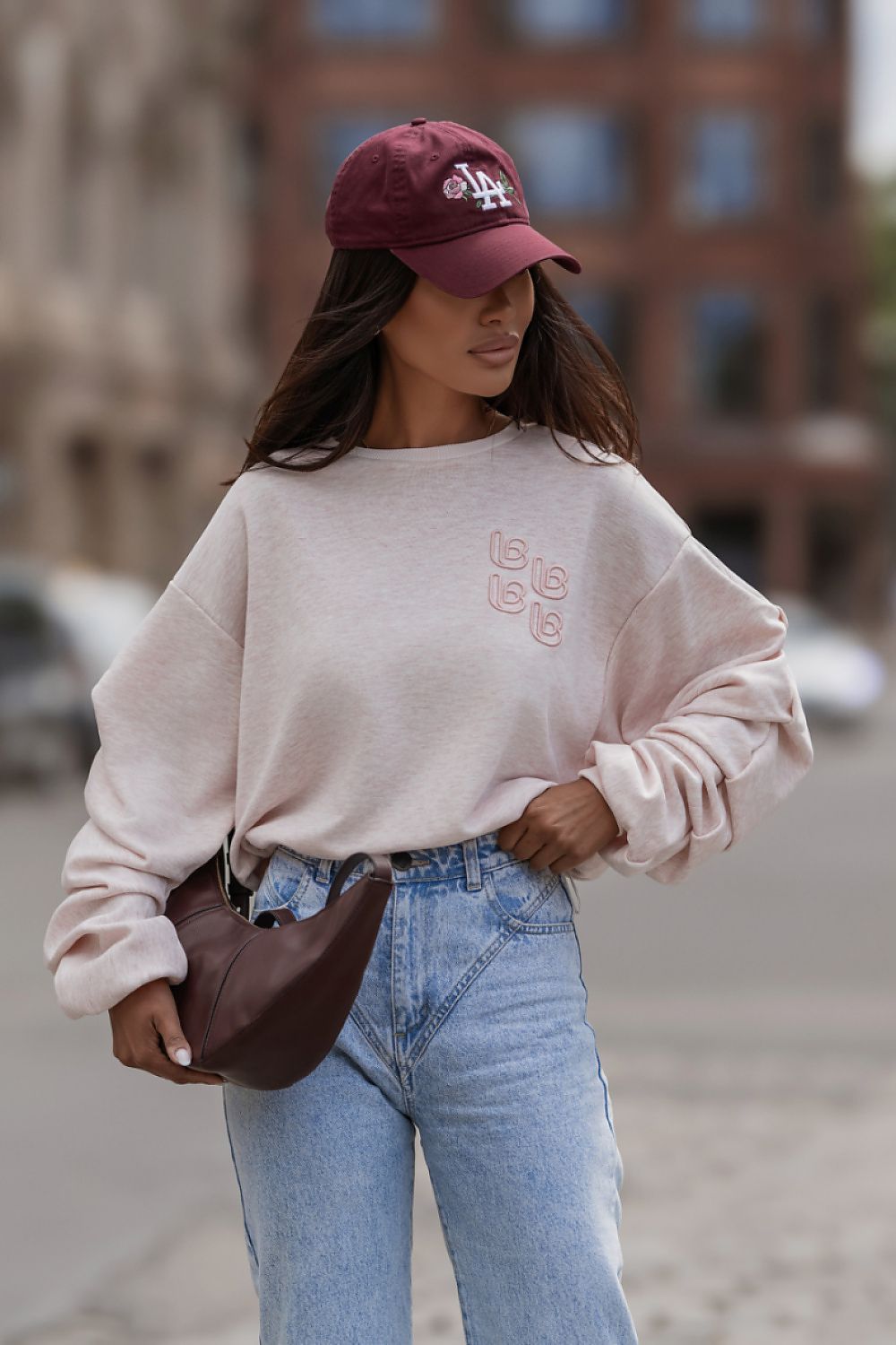Sweater Damen Baumwolle Bunt Oversized Universalgröße