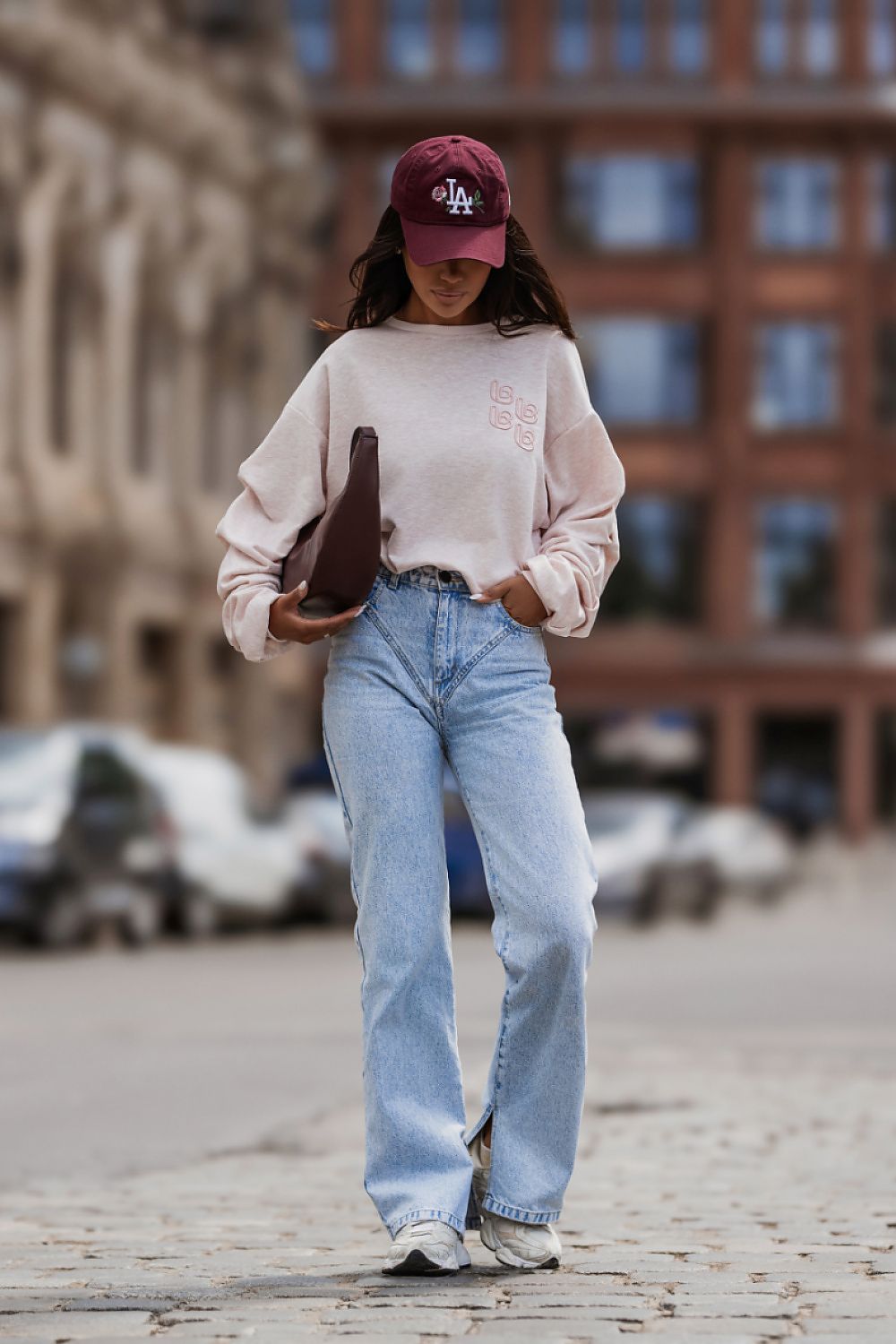 Sweater Damen Baumwolle Bunt Oversized Universalgröße