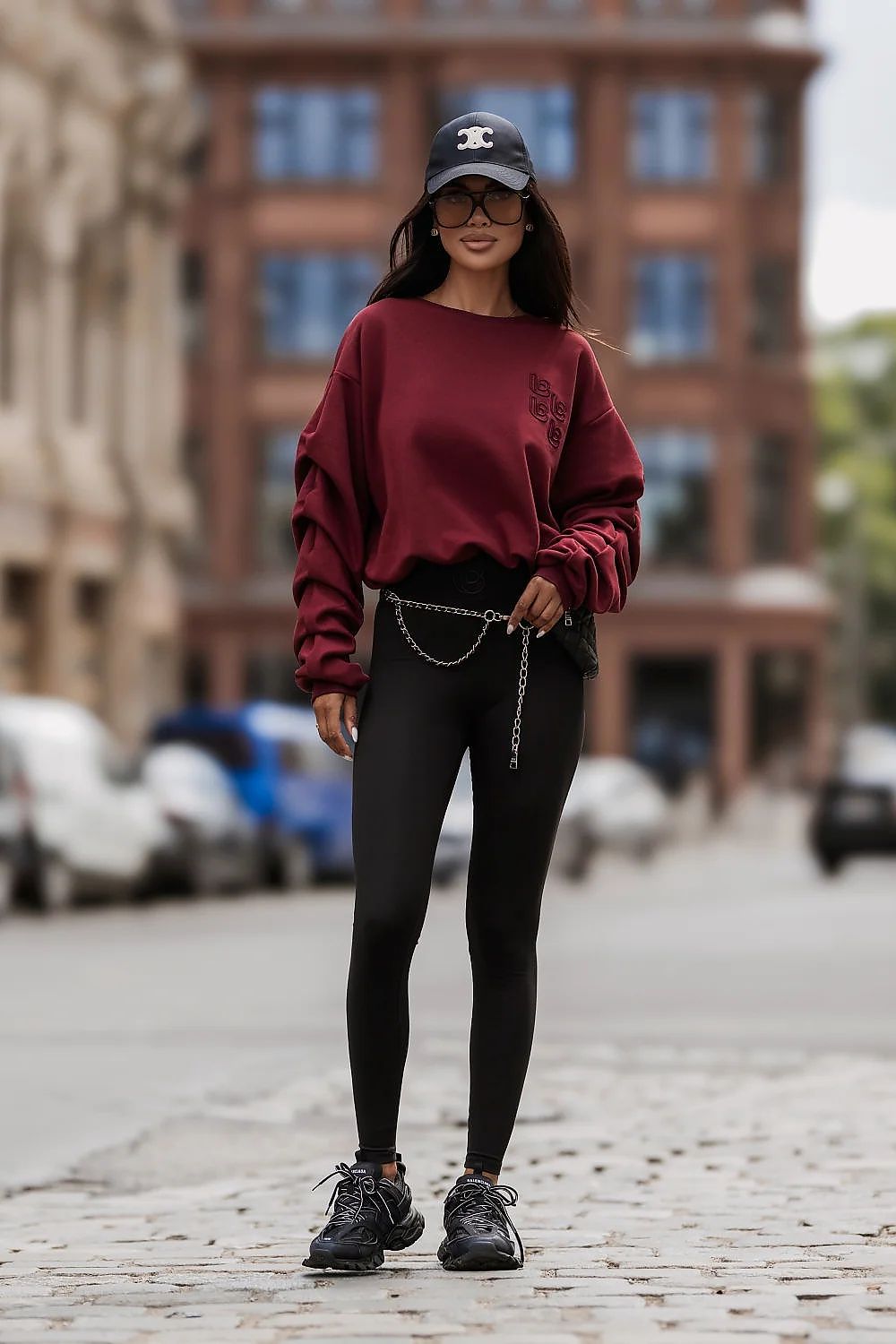 Sweater Damen Baumwolle Bunt Oversized Universalgröße
