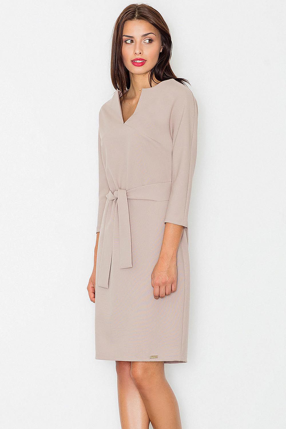 Midi Kleid Damen Kimonoärmel Gürtel Schlitz Rundhals – elegant & fließend
