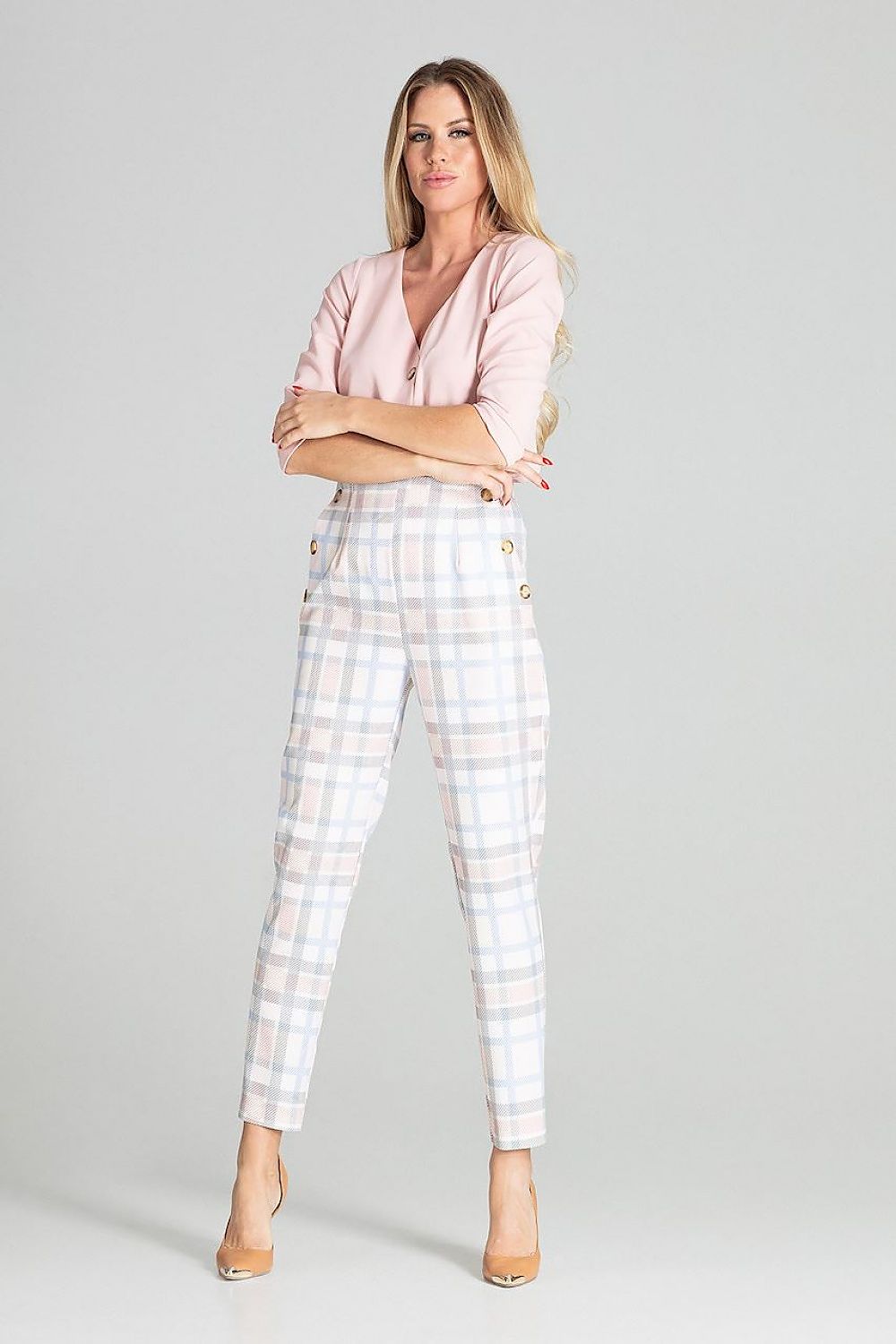 Weite Hose Damen High Waist spitz zulaufend – elegant & bequem