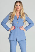 Kurze Damen Jacke slim fit gefüttert Frühjahr – Blazer-Style