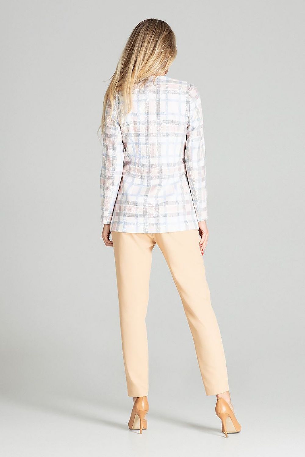 Kurze Damen Jacke slim fit gefüttert Frühjahr – Blazer-Style