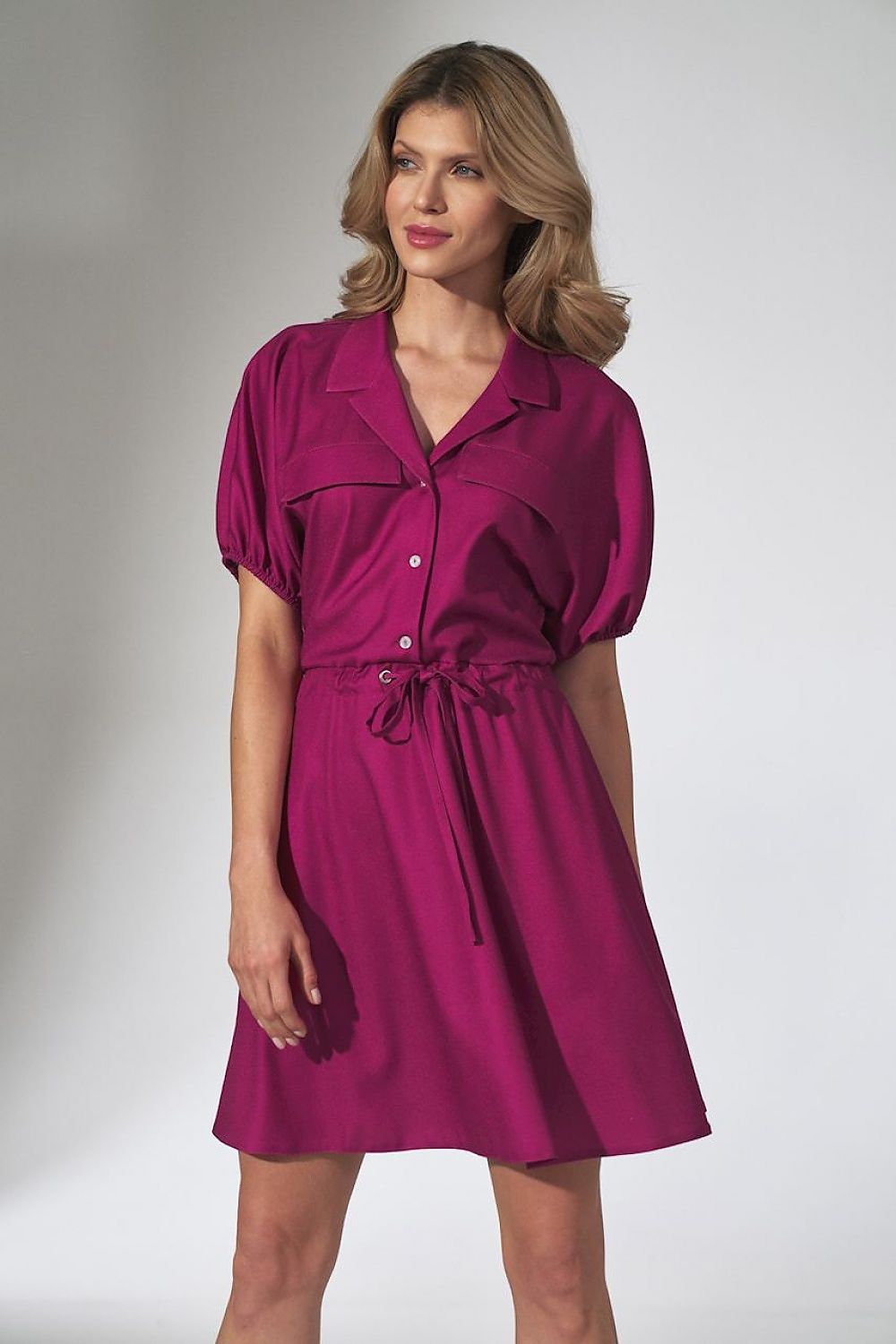 Kleid Damen Alltag figurbetont elegant