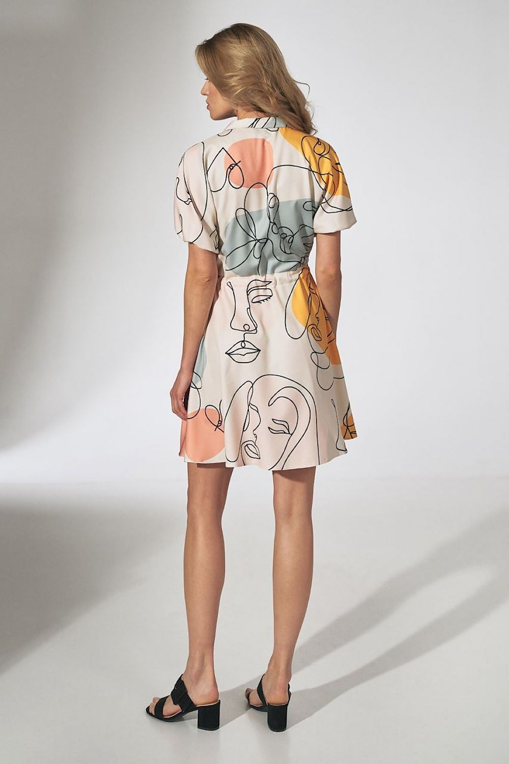 Kleid Damen Alltag figurbetont elegant