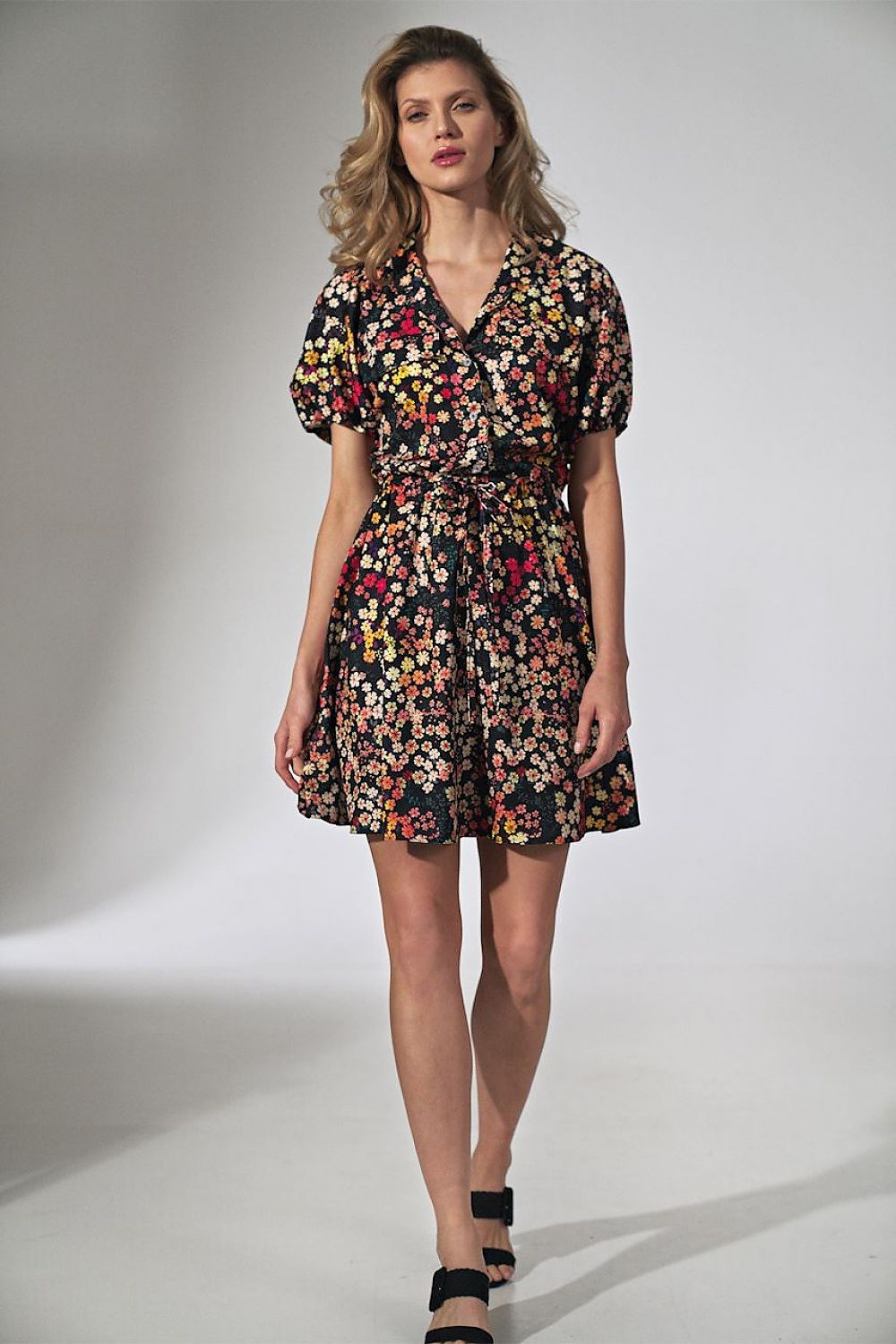 Kleid Damen Alltag figurbetont elegant