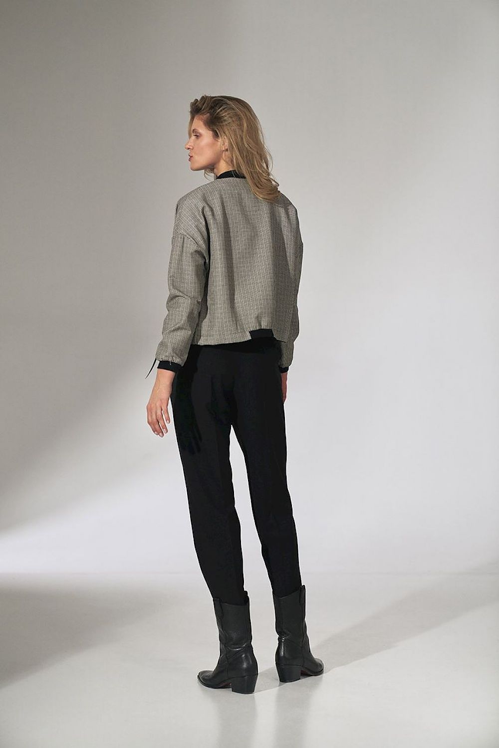 Jacke Damen grau elegant tailliert