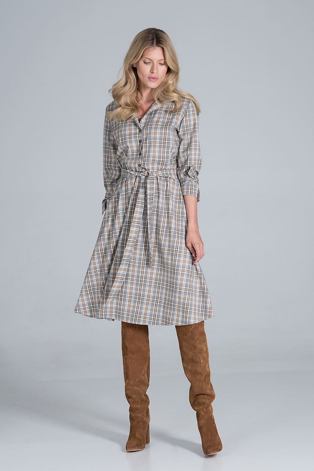Sommerkleid Damen bunt Midi Freizeit